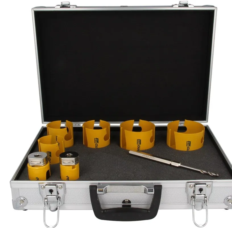 ProFit 09083580D Jeu de scies cloches multi-usages 35/41/50/56/60/76/80 mm