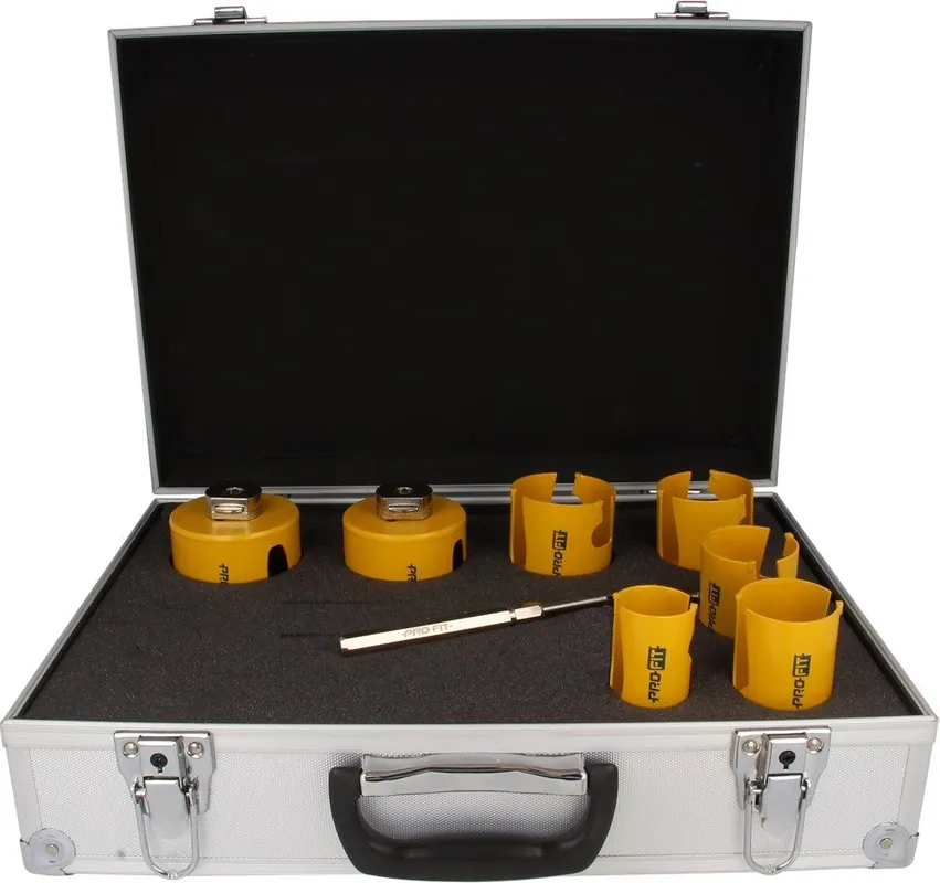 ProFit 09084080D Jeu de scies cloches multi-usages 40/50/54/60/64/76/80 mm