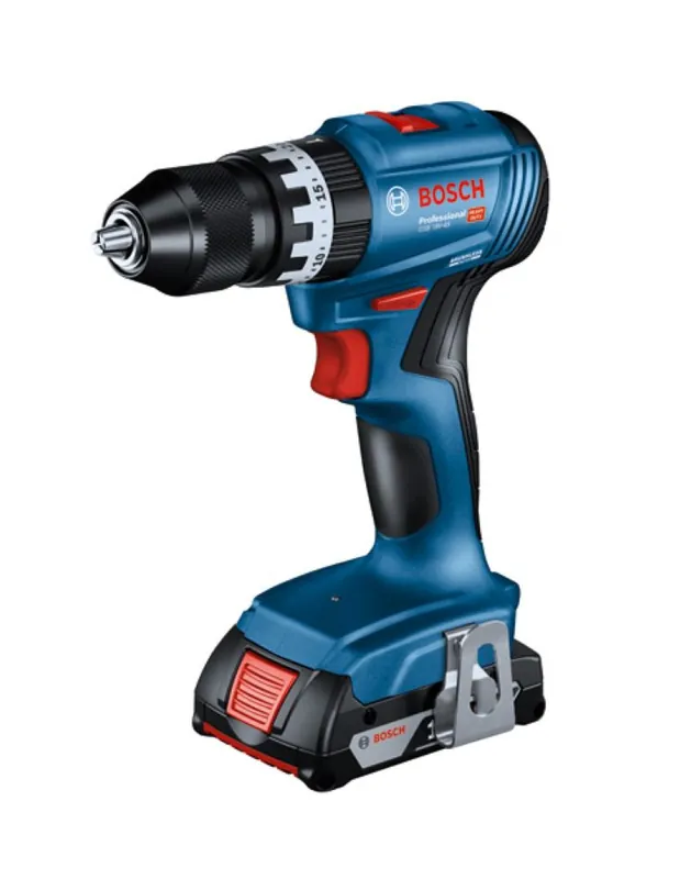 Bosch Bleu 06019K3302 GSB 18V-45 Marteau perforateur sans fil 18V 2.0Ah Li-ion dans L-Case
