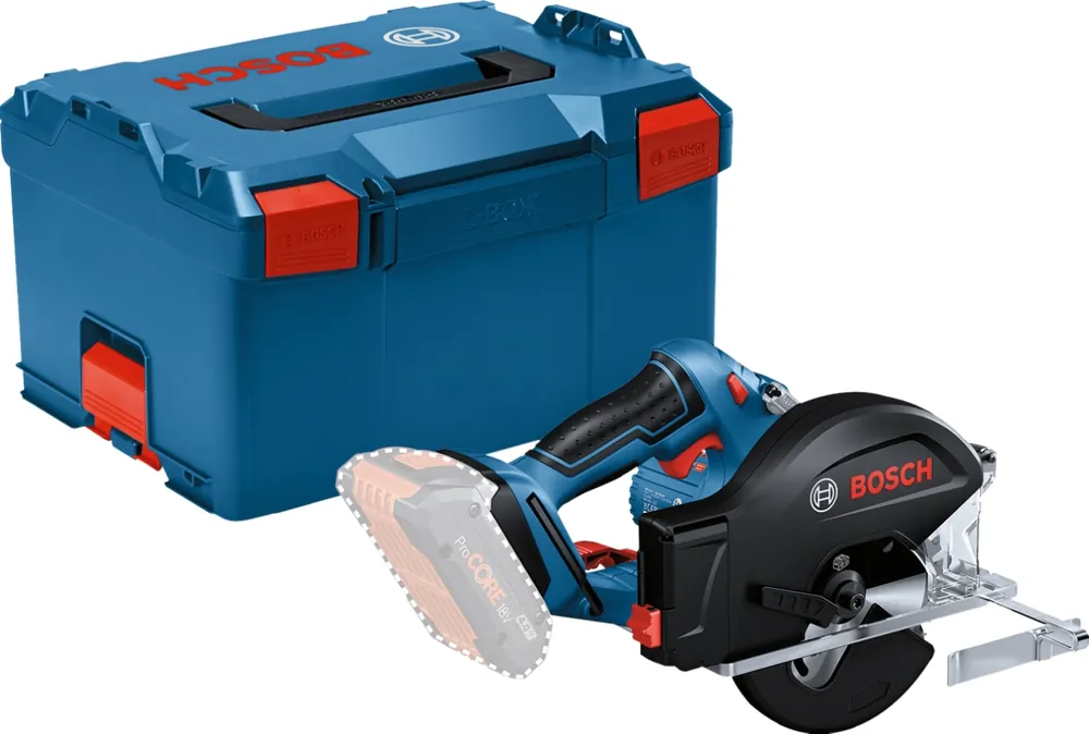 Bosch Bleu 06016B8001 GKM 18V-50 Scie circulaire à métaux 18 volts hors batteries et chargeur en L-Boxx