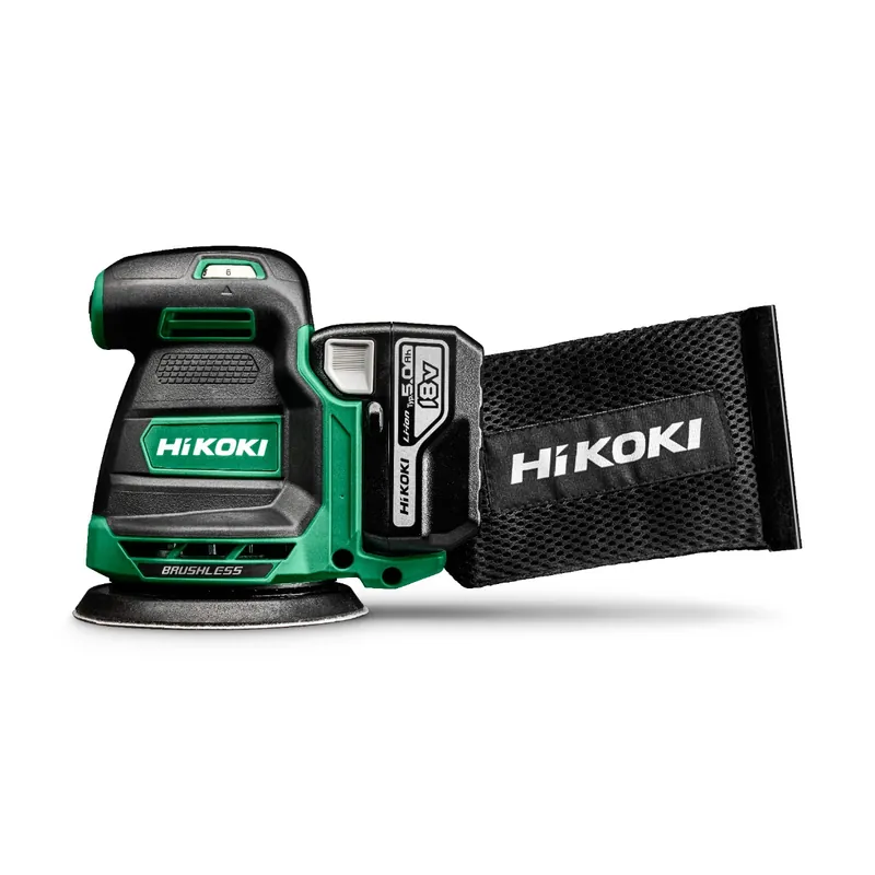 HIKOKI SV1813DAWPZ Ponceuse excentrique Accu 125mm 18V 5.0Ah Li-Ion