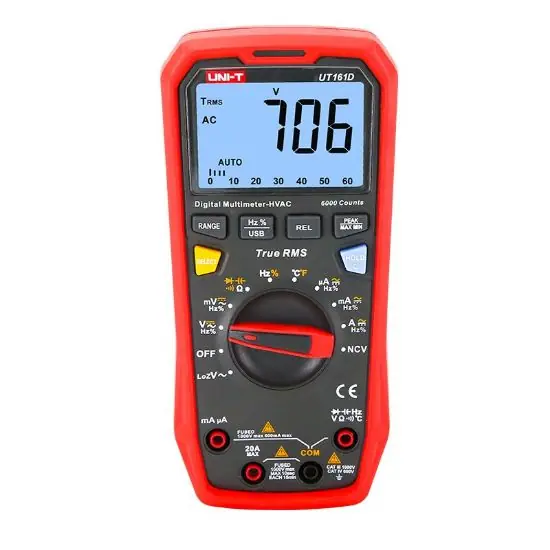 UNI-T UT161D TRMS Multimètre moderne à étalonnage automatique avec température