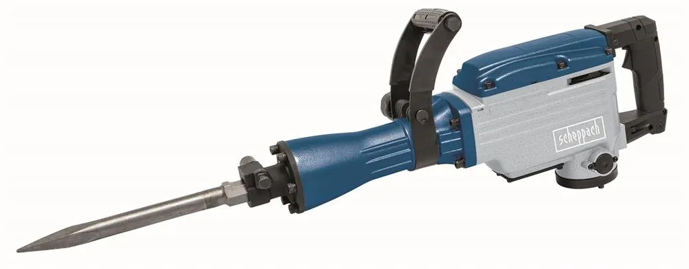 Scheppach 5908203901 AB1700 Marteau de démolition 30mm Hex avec 2 burins en mallette