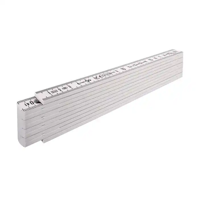 Stabila 01701 Règle pliante en plastique type 1107, 2 m