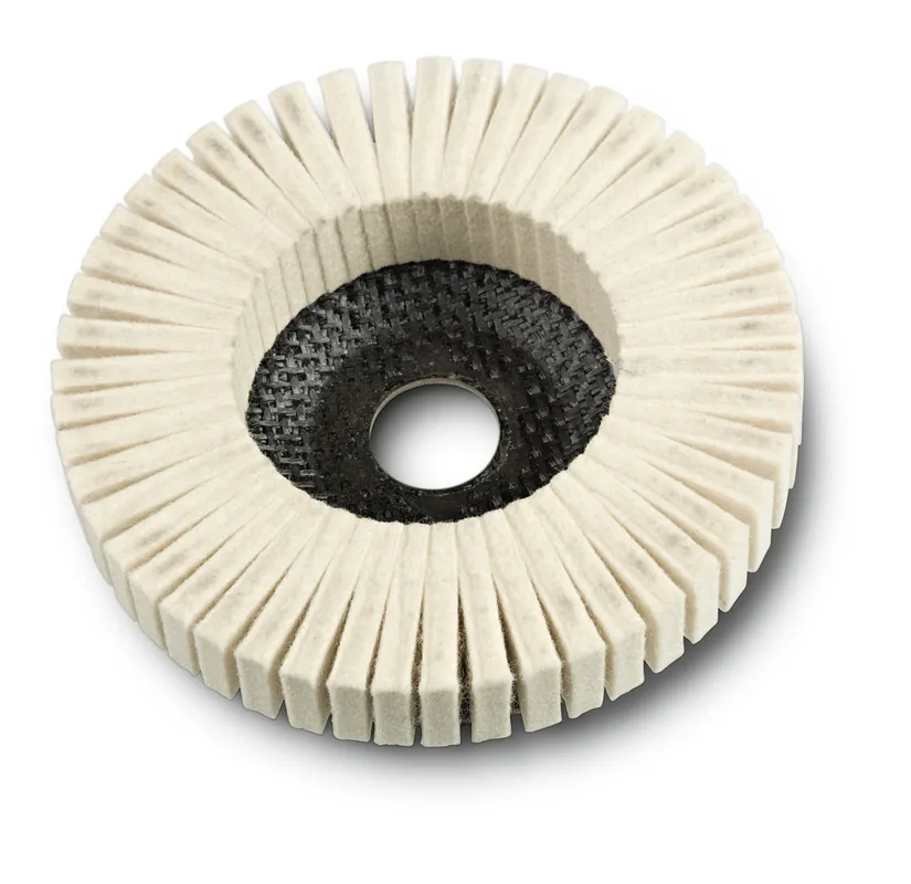 Fein Accessoires 63723038010 Disque à lamelles en feutre Ø 125 mm moyen
