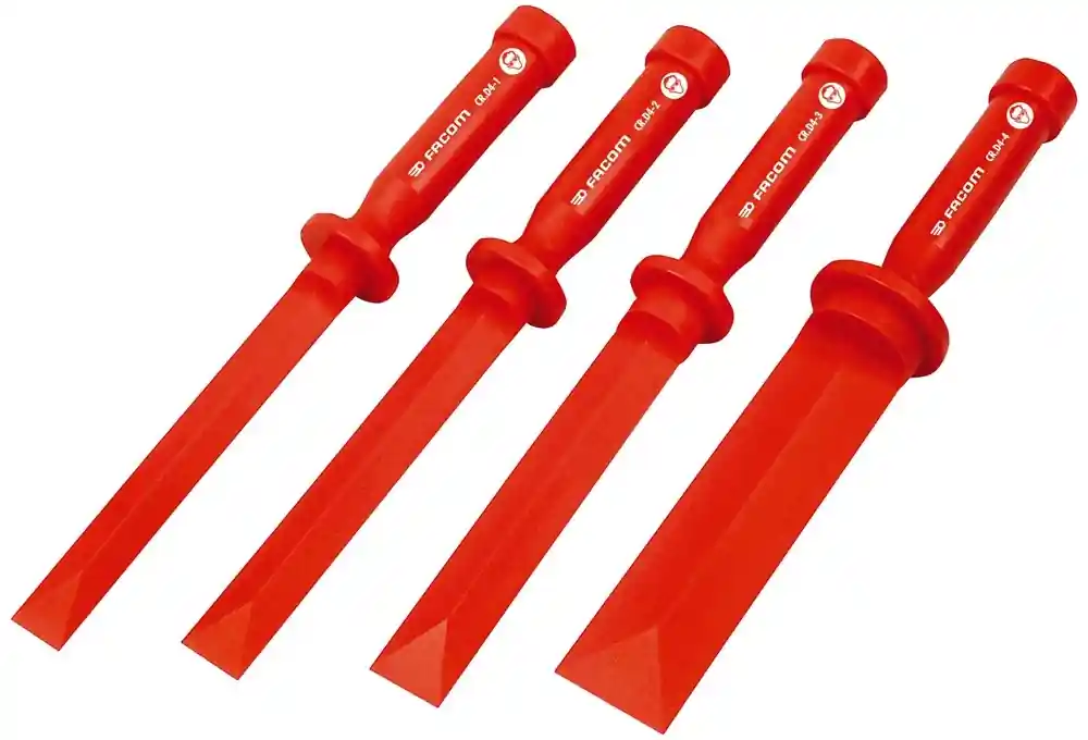 Facom CR.D4PB Jeu de 4 grattoirs en plastique