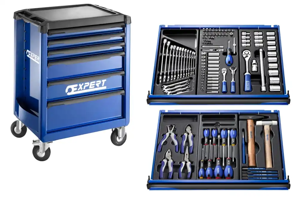 Facom Expert E220310 Chariot à outils 6 tiroirs Rempli 123-Pièces