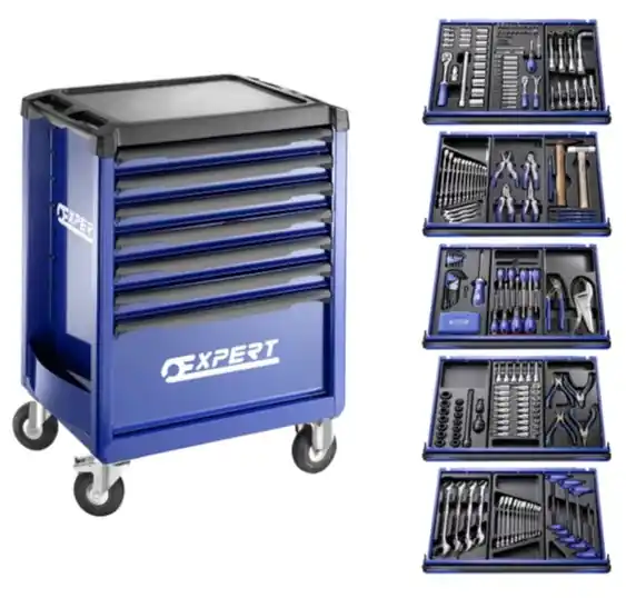 Facom Expert E220322 Chariot à outils 7 tiroirs Rempli 289 pièces