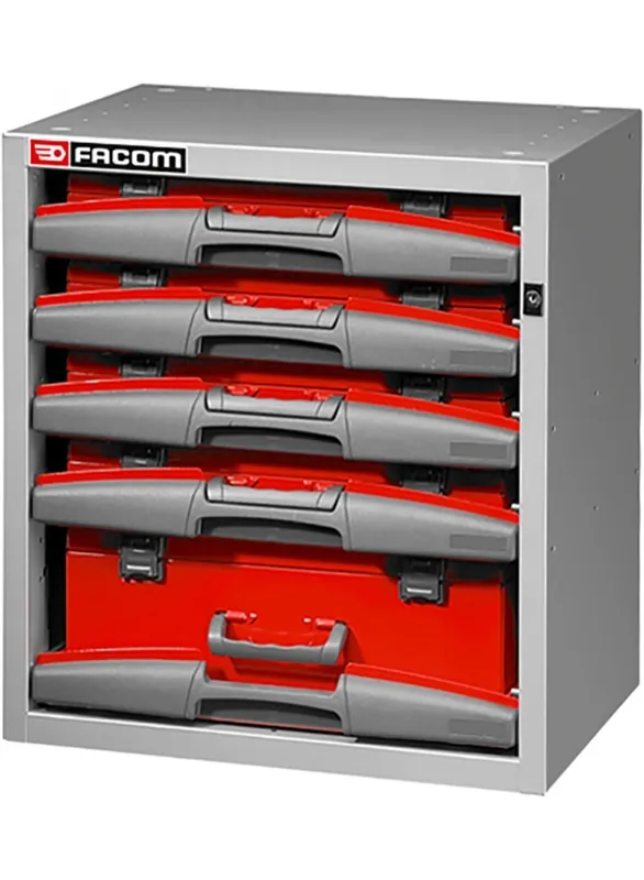 Facom F50000024 Armoire haute avec 5 boîtes amovibles 495 mm