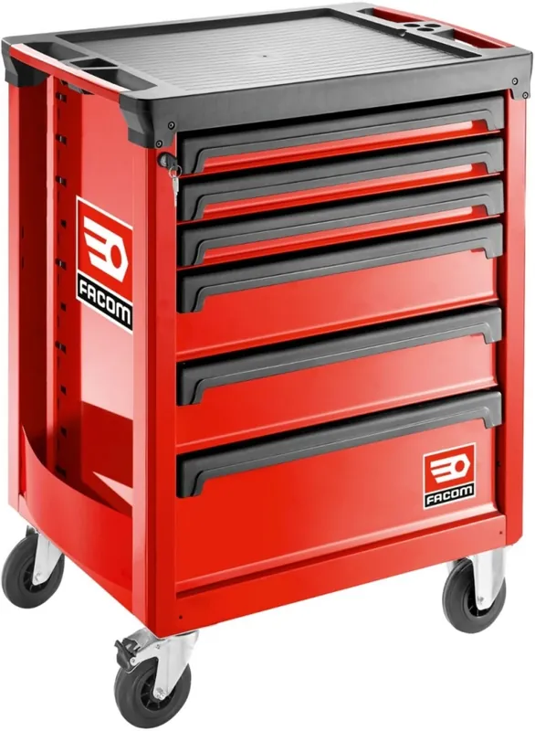 Facom ROLL.6M3A Chariot à outils 6 tiroirs M3 Rouge
