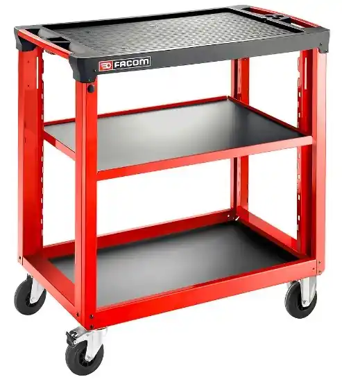 Facom ROLL.UC3SM4 Chariot d‘‘atelier 3 étagères M4 Rouge