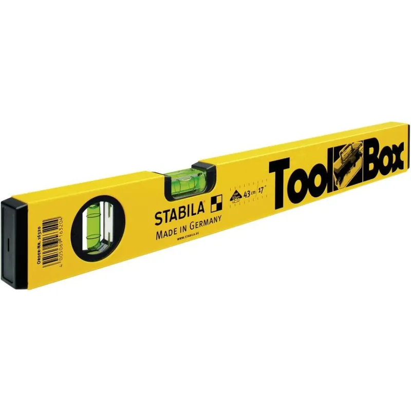 Stabila 16320 TOOLBOX niveau à bulle, 43 cm