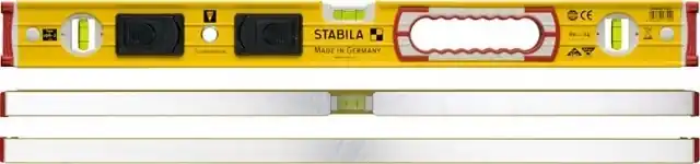 Stabila 17393 Type 196-2 Niveau à bulle LED, 122 cm