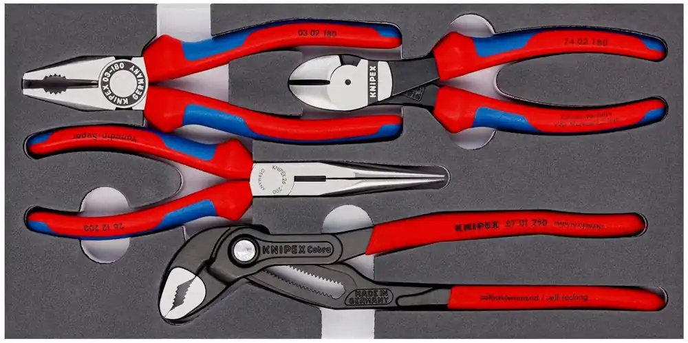 Knipex 00 20 01 V15 Jeu de pinces 4 pièces