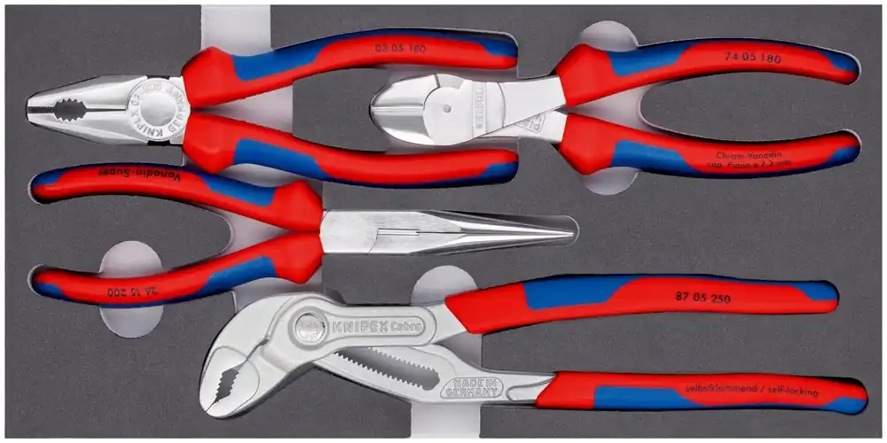 Knipex 00 20 01 V17 Jeu de pinces 4 pièces