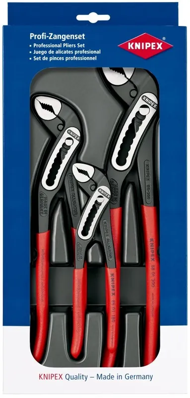 Knipex 00 20 09 V03 Set Alligator® (Pince pour pompe à eau 180/250/300 mm)