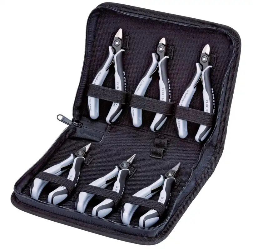 Knipex 00 20 16 P ESD Mallette avec pinces pour l‘‘électronique 6 pièces