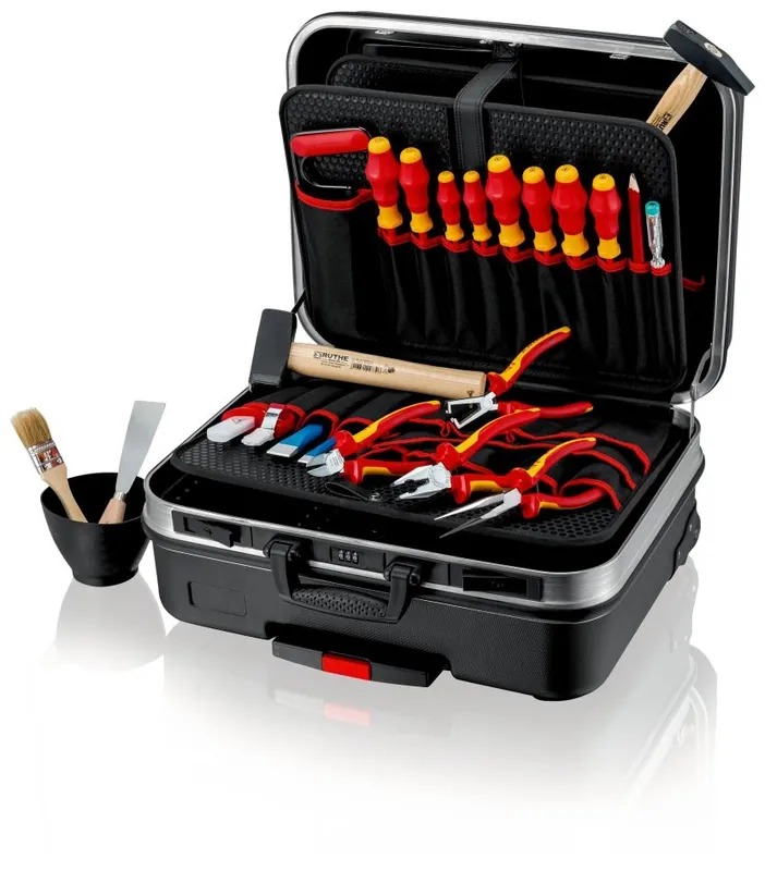 Knipex 00 21 06 HL S Mallette à outils remplie "BIG Basic Move" Electro 24 pièces