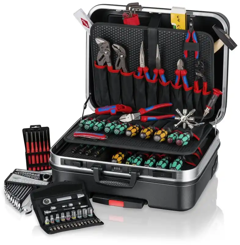 Knipex 00 21 06 M Mallette d‘‘outils remplie "BIG Basic Move" Mécanique 90 pièces