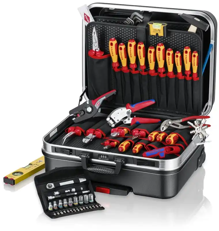 Knipex 00 21 06 Mallette d‘‘outils remplie "BIG Basic Move" ElectroPlus 68 pièces
