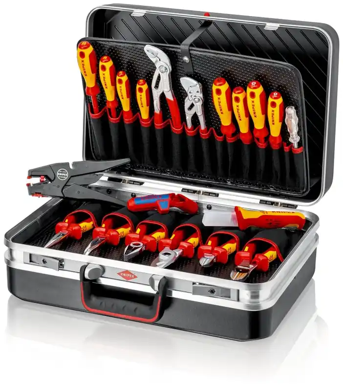 Knipex 00 21 20 Mallette d‘‘outils "Vision24" Electro 20 pièces