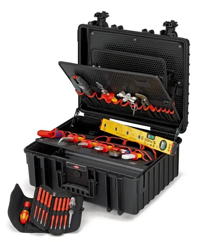 Knipex 00 21 36 Mallette d‘‘outils remplie "Robust34" Electro 26 pièces