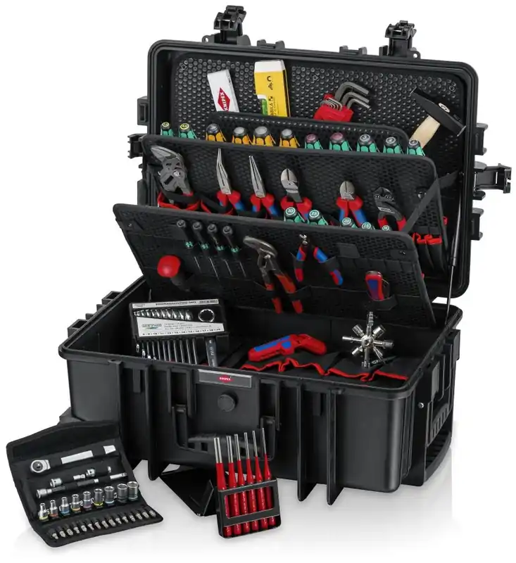 Knipex 00 21 37 M Mallette d‘‘outils remplie "Robust45 Move" Mécanique 90 pièces