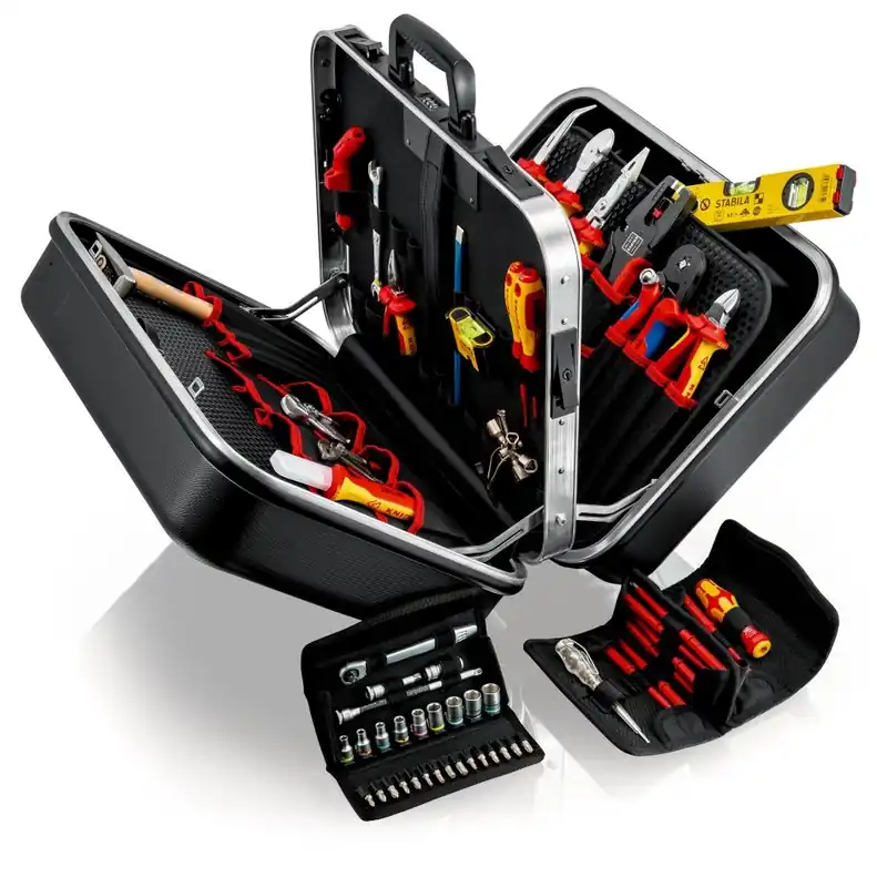 Knipex 00 21 42 Mallette d‘‘outils remplie "BIG Twin" Electro 63 pièces