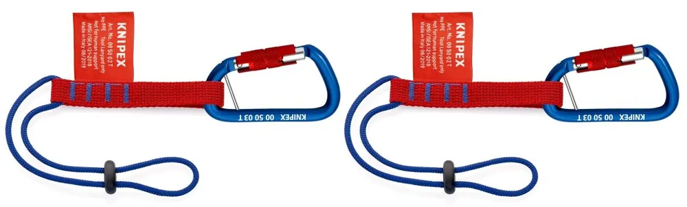 Knipex 00 50 06 T BK Jeu de systèmes de sécurité 85 x 24 mm