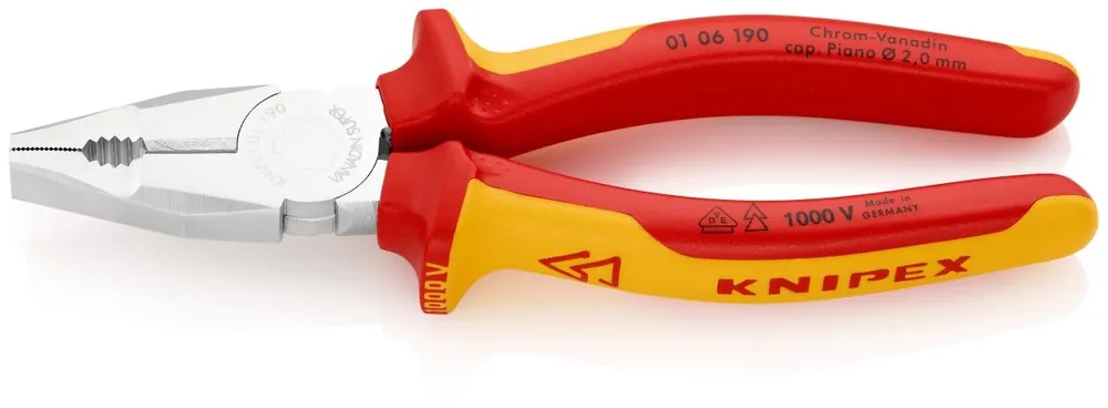Knipex 01 06 190 Pince combinée VDE 190 mm