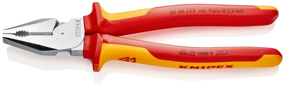 Knipex 02 06 225 Pince combinée de puissance 225 mm
