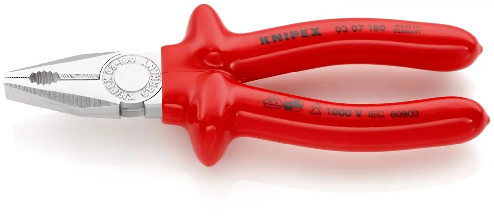 Knipex 03 07 180 Pince combinée VDE 180 mm