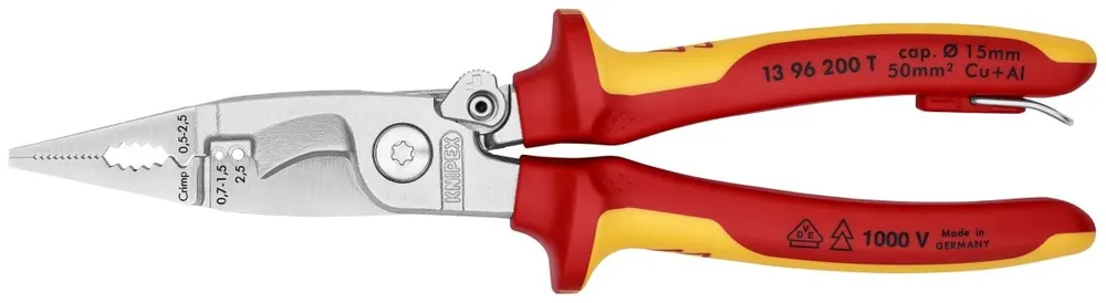 Knipex 13 96 200 T Pince électrique VDE 200 mm