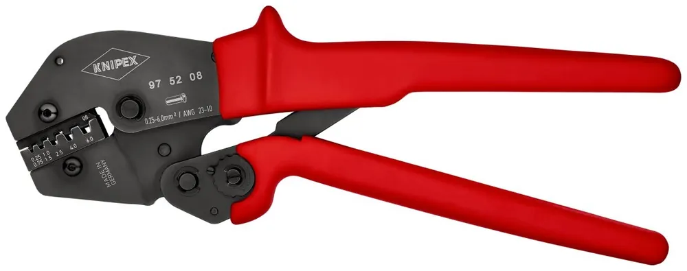 Knipex 97 52 08 Pince à sertir de 0,25 à 6 mm².