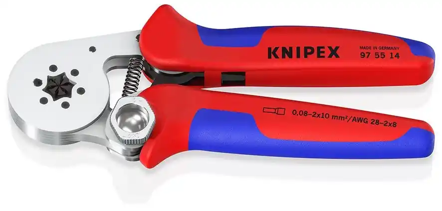 Knipex 97 55 14 Pince à sertir auto-ajustable pour les embouts de 0,08 - 16 mm².