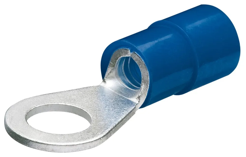 Knipex 97 99 174 Cosses de câble, en forme d‘‘anneau 100 pièces Câble de 5 mm 1.5-2.5 mm2 (Bleu)