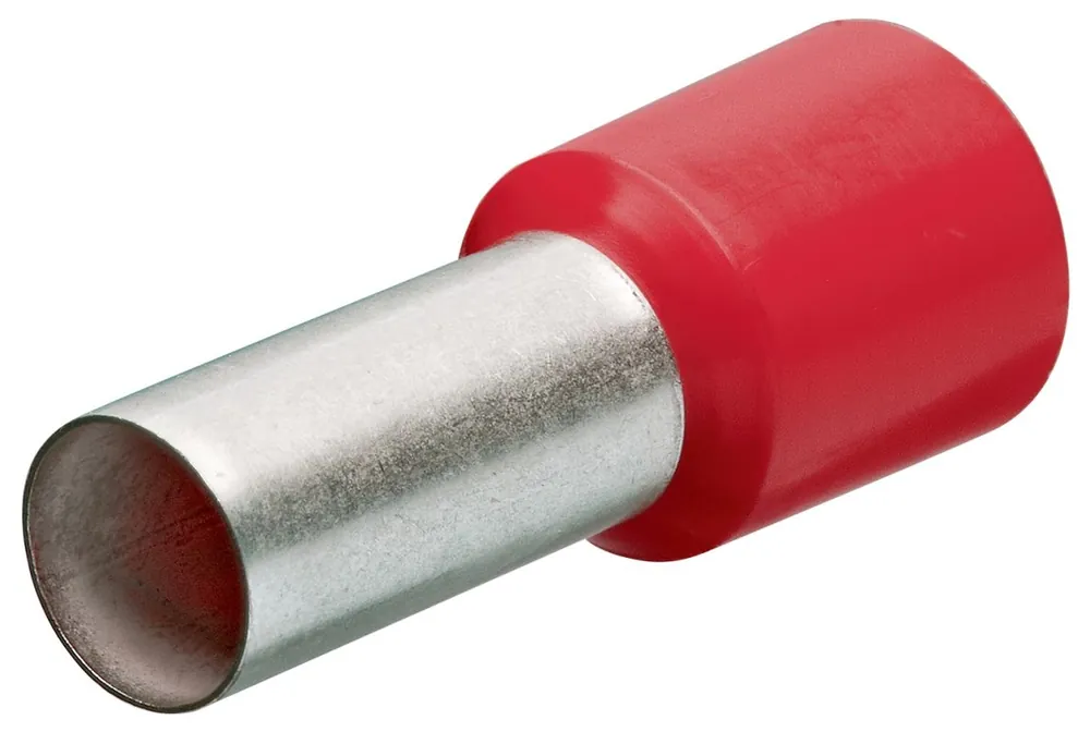 Knipex 97 99 332 Embouts de câble avec collier en plastique 200 pcs câble 1 mm2 (Rouge)