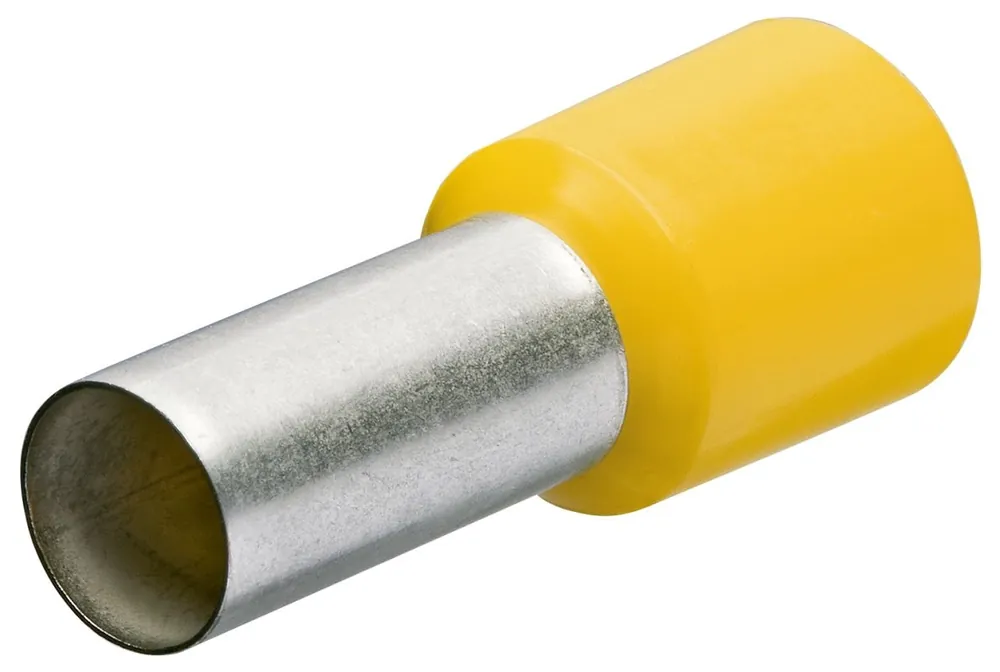 Knipex 97 99 339 Embouts de câble avec collier en plastique 50 pièces câble 25 mm2 (Jaune)