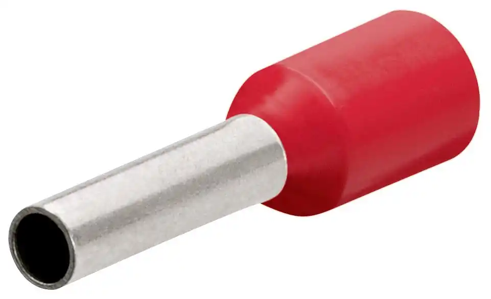 Knipex 97 99 352 Embouts pour conducteurs avec collier en plastique 200 pcs câble 1 mm2 (Rouge)