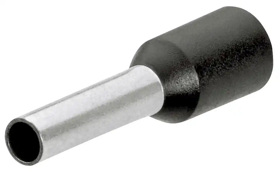 Knipex 97 99 353 Embouts pour conducteurs avec collier en plastique 200 pcs câble 1.5 mm2 (Noir)