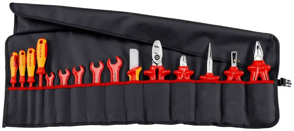 Knipex 98 99 13 Sac pour rouleau d‘‘outils 15 pièces