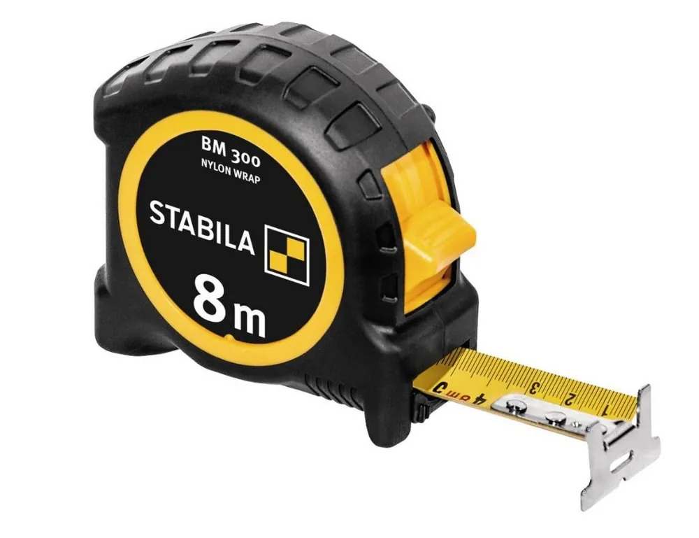 Stabila 19574 BM 300 Mètre à ruban, 8 m