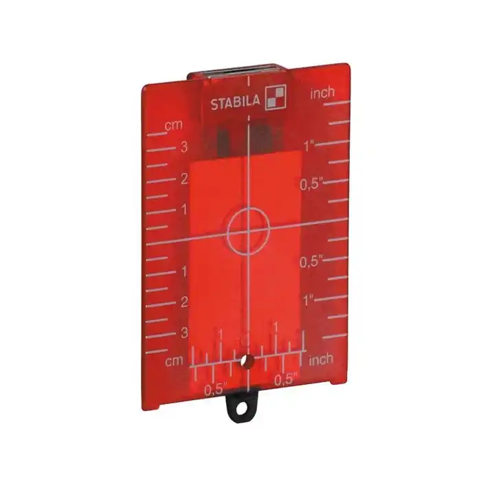 Stabila 16877 Plaque cible ZP, rouge