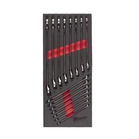 Milwaukee Accessoires 4932479827 Jeu de clés à molette Max Bite 15 pièces