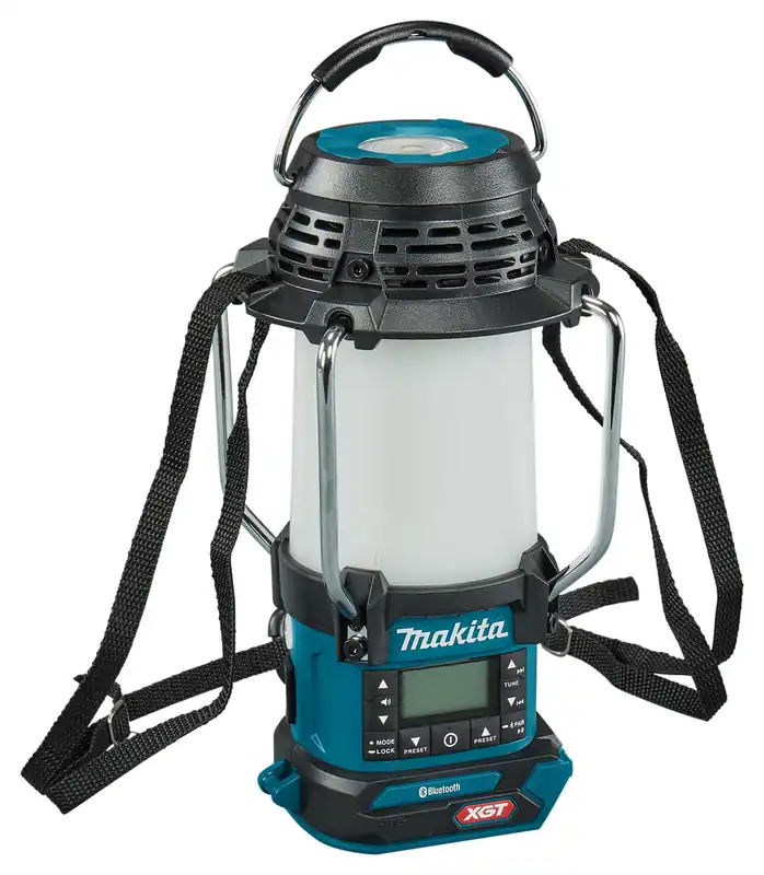 Makita MR010GZ Lampe de camping led XGT 40V Max avec radio et Bluetooth excl. batteries et chargeur