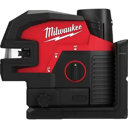 Milwaukee 4933479203 M12 CLL4P-301C Cross line laser/lead laser vert 12V 3.0Ah Li-Ion