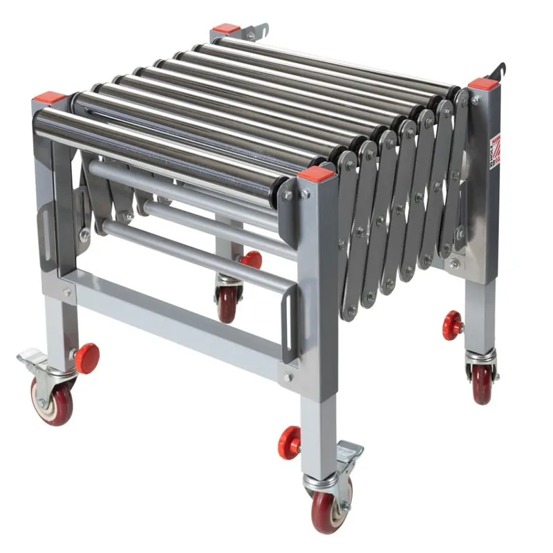 Holzmann RB9A Convoyeur à rouleaux extensible 9 rouleaux / 130 kg