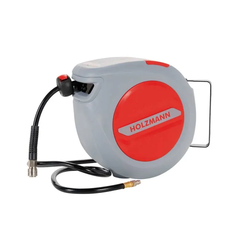 Holzmann LSR15AIR Enrouleur de tuyau d‘air comprimé 15m