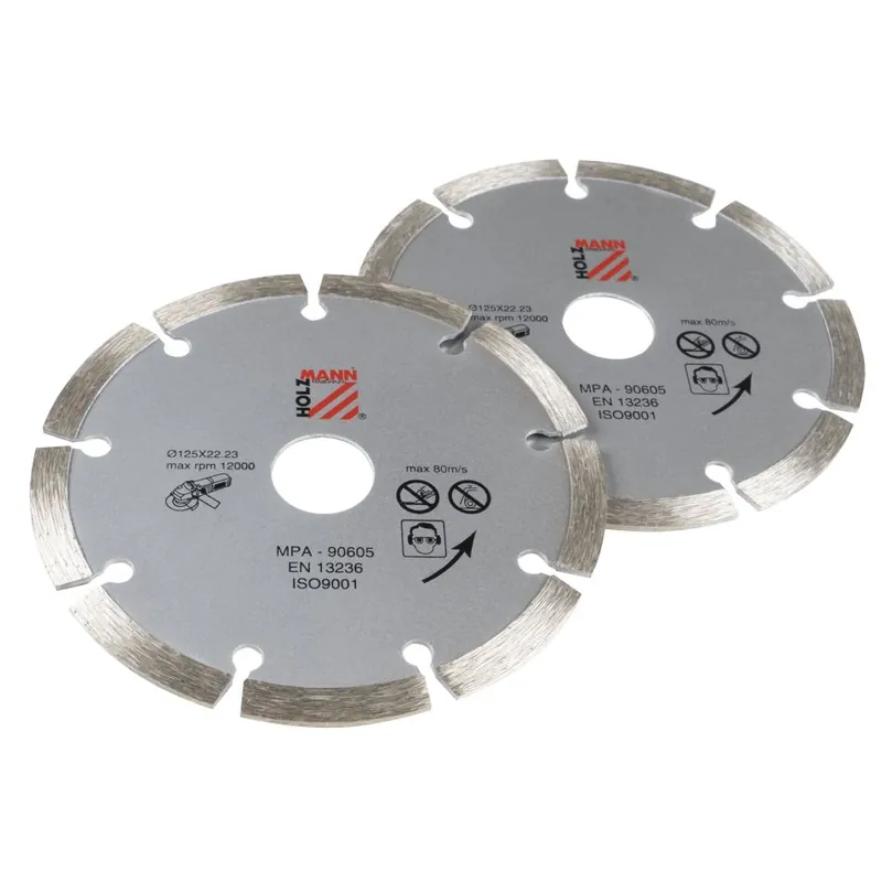 Holzmann WS125DTS Disque de coupe diamanté (2 pièces) 125*7mm(hauteur)