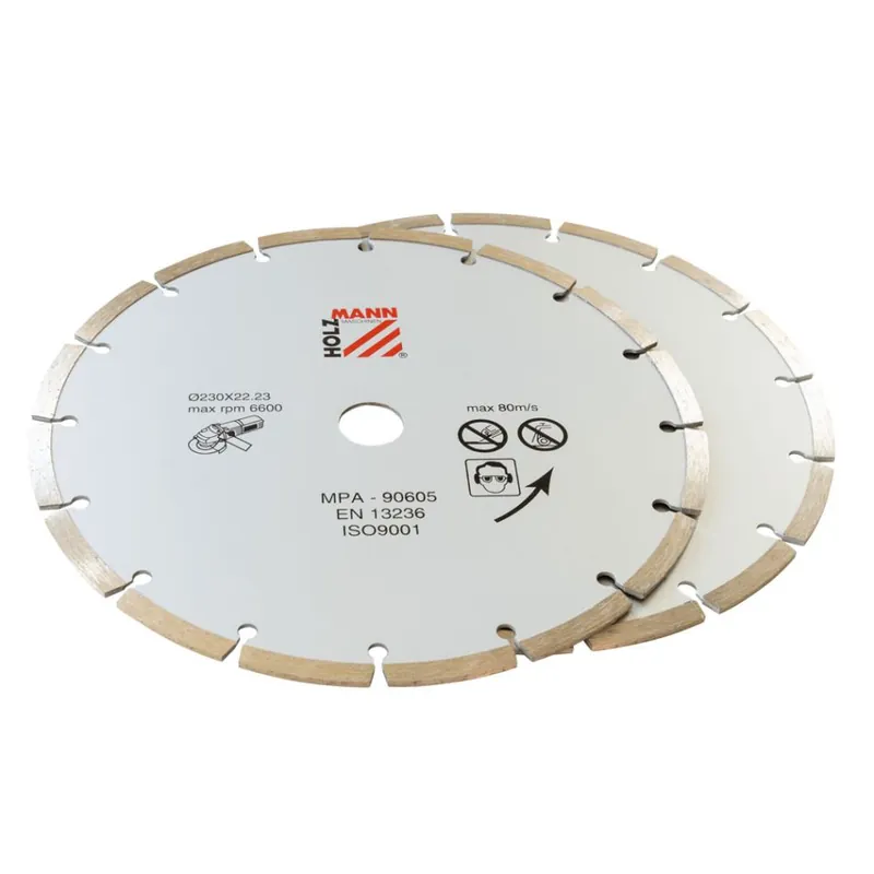 Holzmann WS230DTS Disque de coupe diamanté (2 pièces) 230*7mm(hauteur)